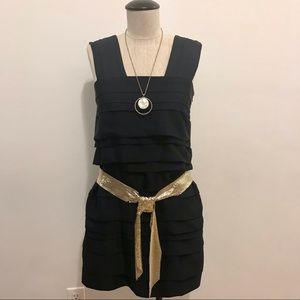 H&M ruffled flapper style mini dress. Size 4. EUC.